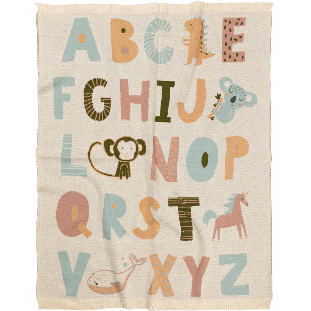 Alphabet Blanket - Hunt & Gather Home