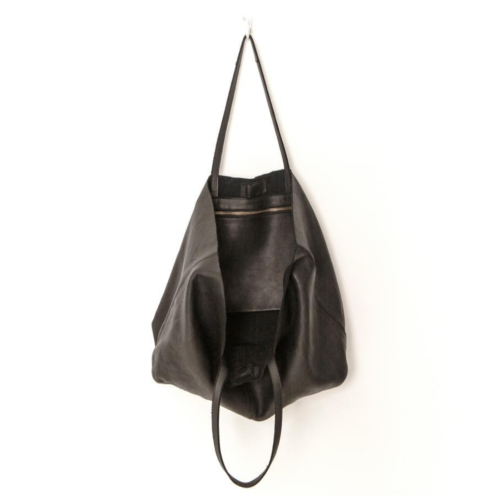 UNLINED LEATHER TOTE - Hunt & Gather Home