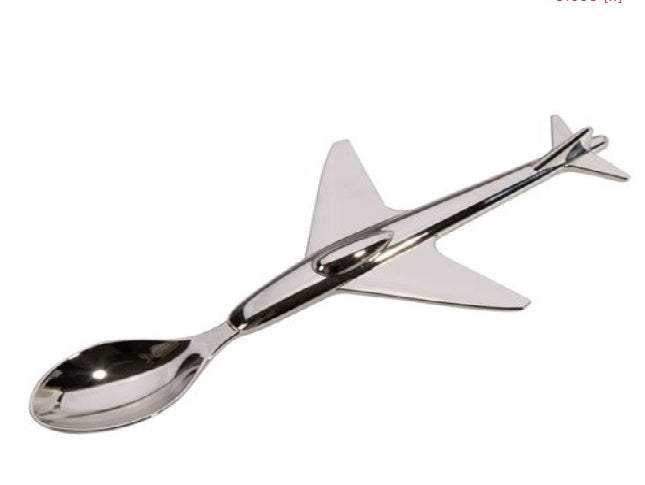 HERE COMES THE AEROPLANE SPOON GIFTBOXED - Hunt & Gather Home